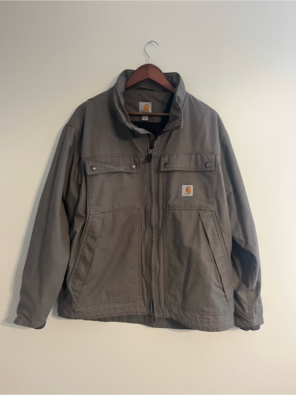 Carhartt Men’s Gray Workwear Jacket